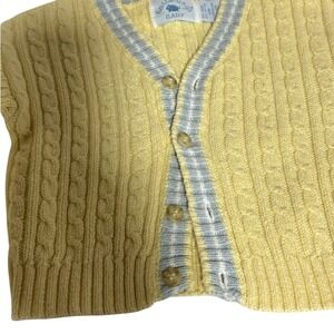 Hartstrings Baby Cable Knit Sweater Cardigan 12 Months Spring Easter Church
